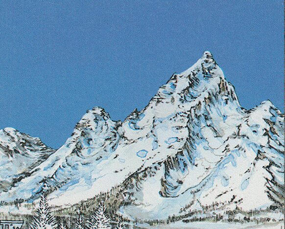 Snow-Covered Mountain